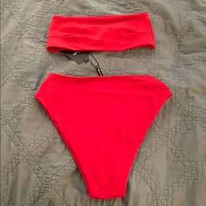 NWT Pretty Little Thing high waisted bikini set